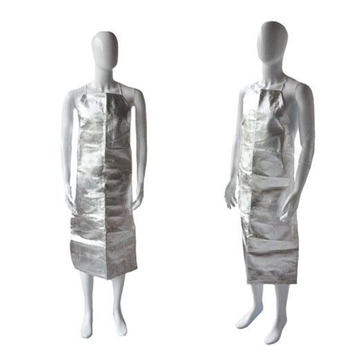 防火围裙 铝箔耐1000度高温 冶金隔热服 衣长1.1m银白