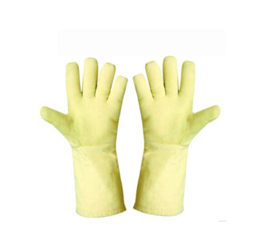 耐高温手套隔热手套 芳纶高温防护装备36cm 黄色
